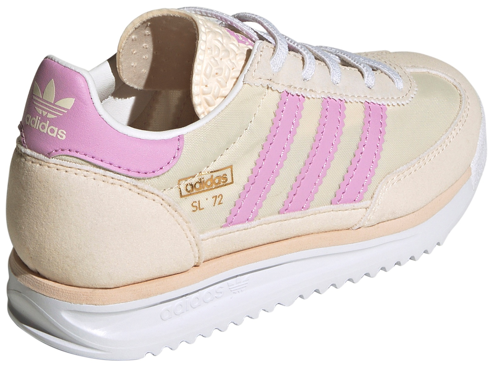 adidas Kids' Preschool SL 72 RS Shoes - White/Purple - View 5