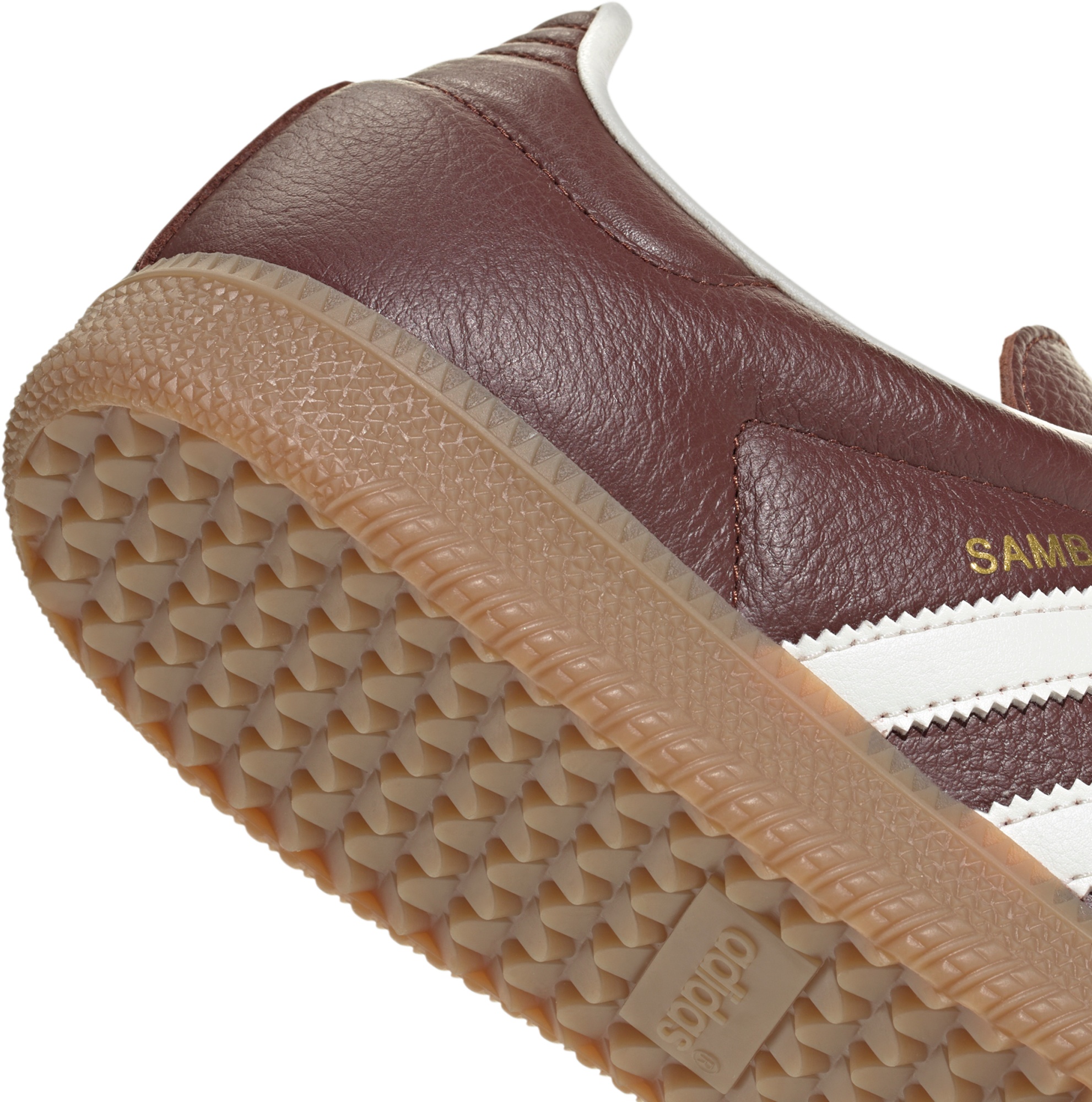adidas Samba OG Shoes - Fox Brown/Off White/Gum - View 7