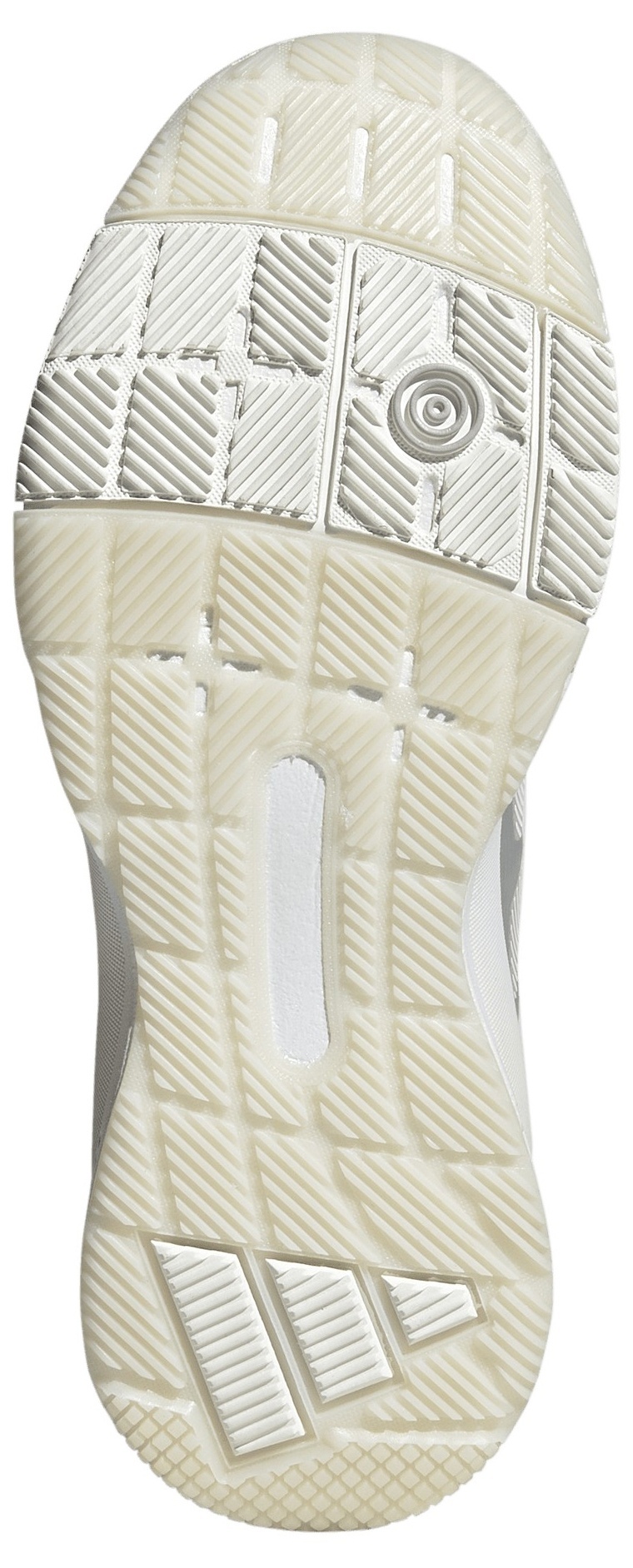 adidas Women's Crazyquick Lightstrike Padel Shoes - White/White/Zero Metallic - View 3