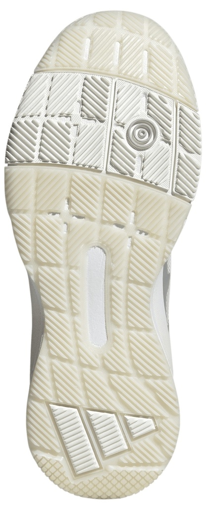 adidas Women's Crazyquick Lightstrike Padel Shoes - White/White/Zero Metallic - View 3