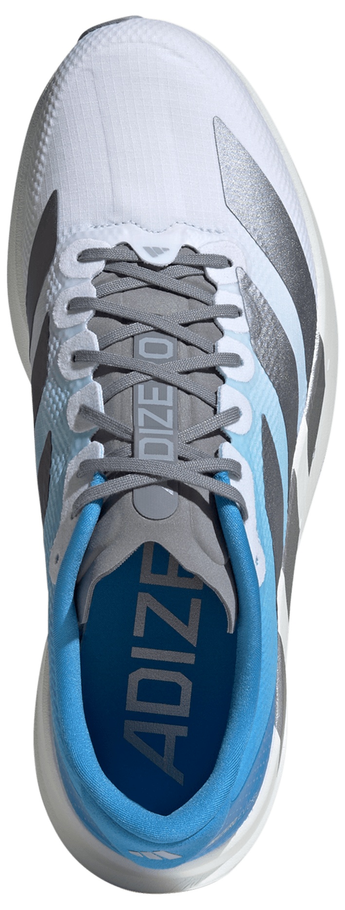 adidas Men's Adizero EVO SL Woven Running Shoes - Ftwr White/Ftwr White/Ftwr White - View 2