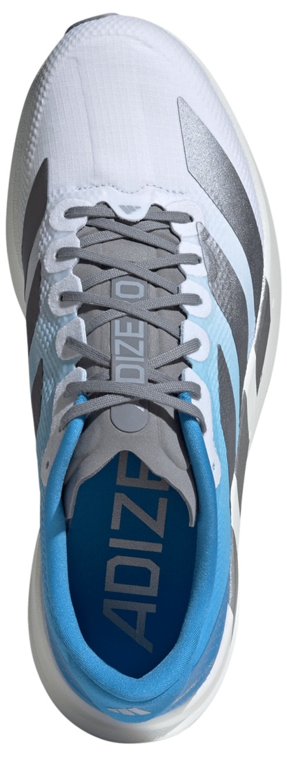 adidas Men's Adizero EVO SL Woven Running Shoes - Ftwr White/Ftwr White/Ftwr White - View 2