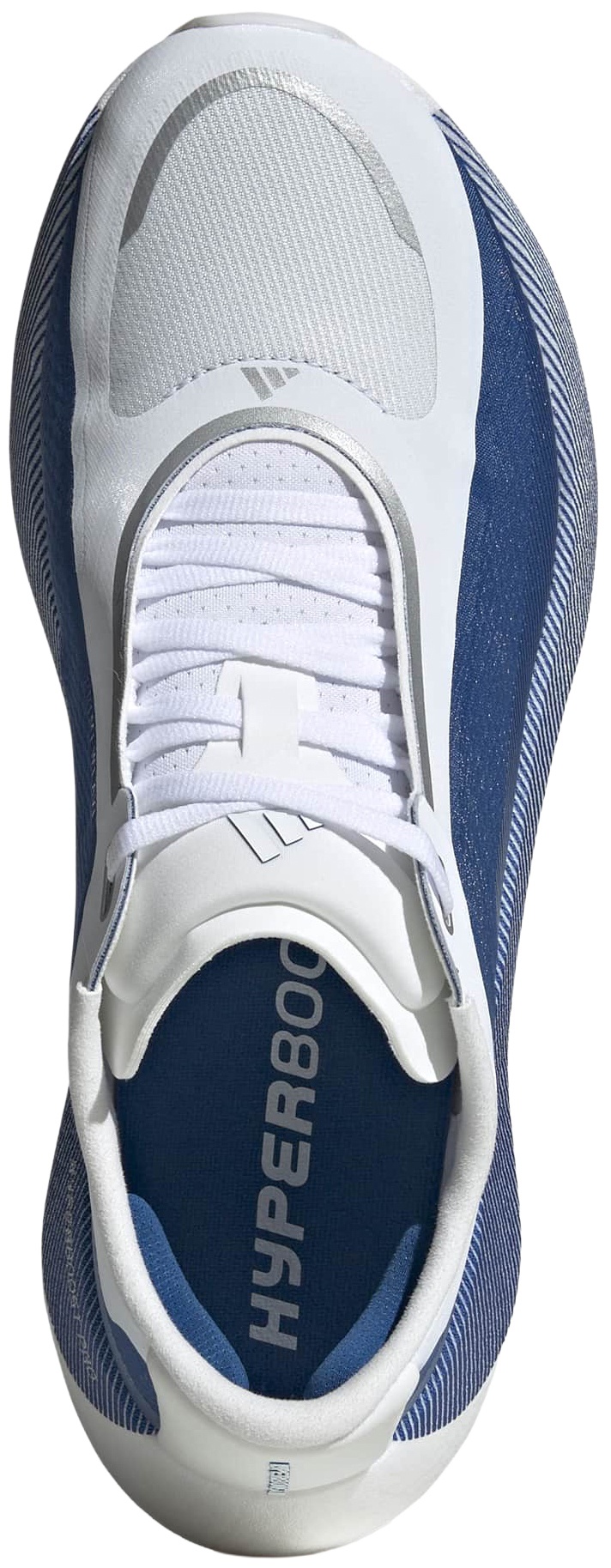 adidas Men's Hyperboost Edge Running Shoes - White/White/Metallic - View 3