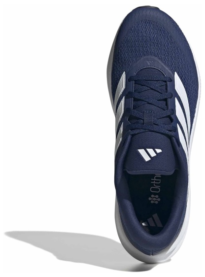 adidas Men's Runfalcon 6 CLOUDFOAM Running Shoes - Dark Blue/Ftwr White/Core Black - View 2