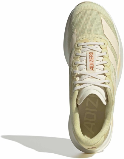 adidas Women's Adizero EVO SL Running Shoes - Dynamic Yellow/White - View 2
