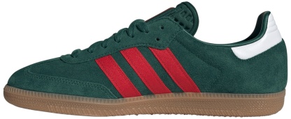 adidas FIFA World Cup Samba OG Shoes - Team Dark Green/Better Scarlet/Gum4 - View 4