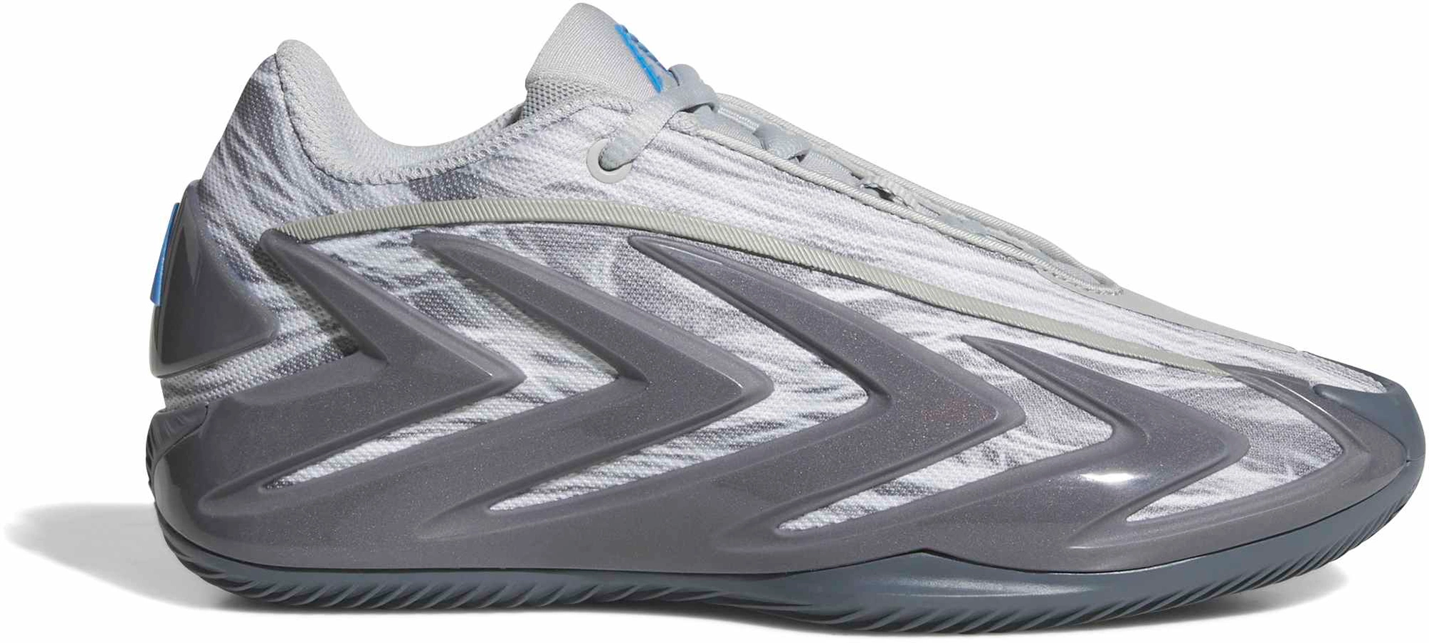 adidas Kids' Grade School Anthony Edwards 3 'Snow Camo' Basketball Shoes - Stone/Onix/Night Grey - View 1