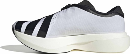 adidas Men's Adizero EVO SL Zip Running Shoes - Ftwr White/Core Black/Silver Met - View 5