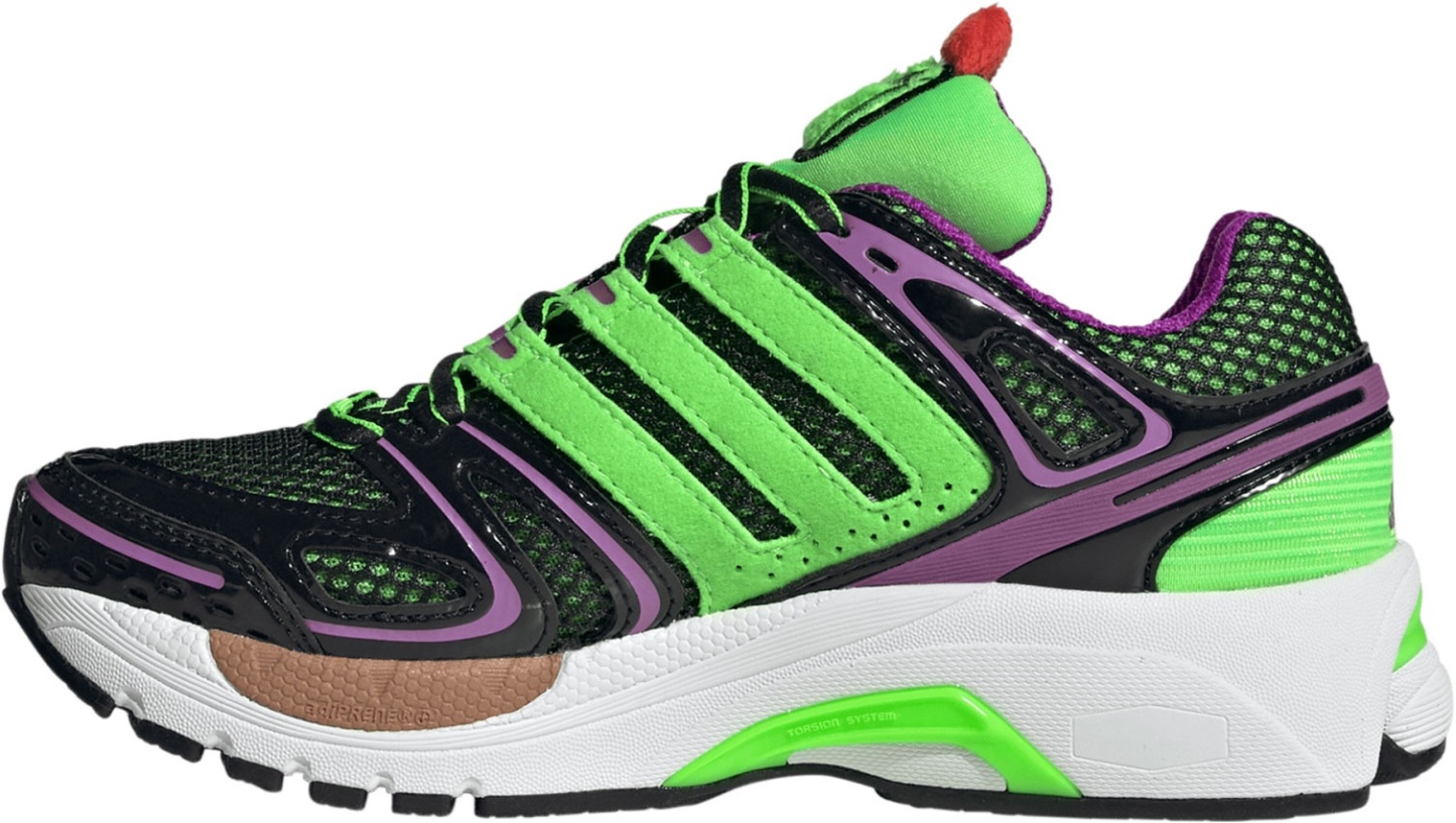 adidas Kids' Grade School Adistar 5 Brawl Shoes - Black/Green/Green - View 4