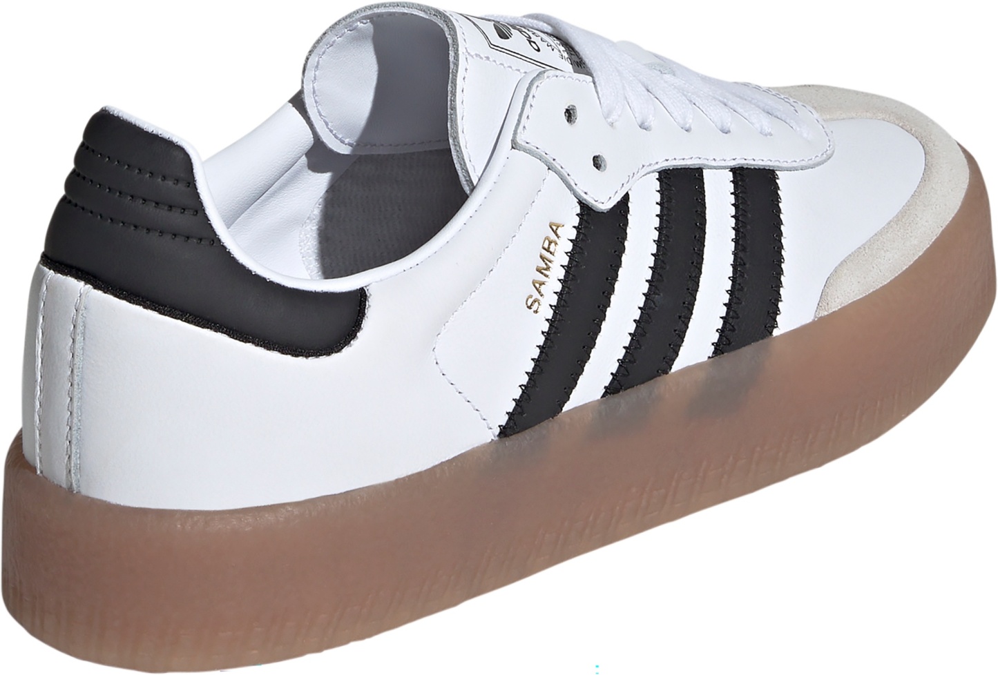 adidas Women's Sambae Shoes - White/Black/Gum - View 5