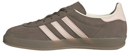 adidas Women's Gazelle Indoor Shoes - Earth Strata/Wonder Quartz/Gum5 - View 4