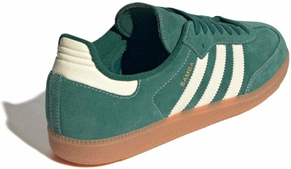 adidas Samba OG Shoes - Pinstripe Grn/Vnlla - View 5