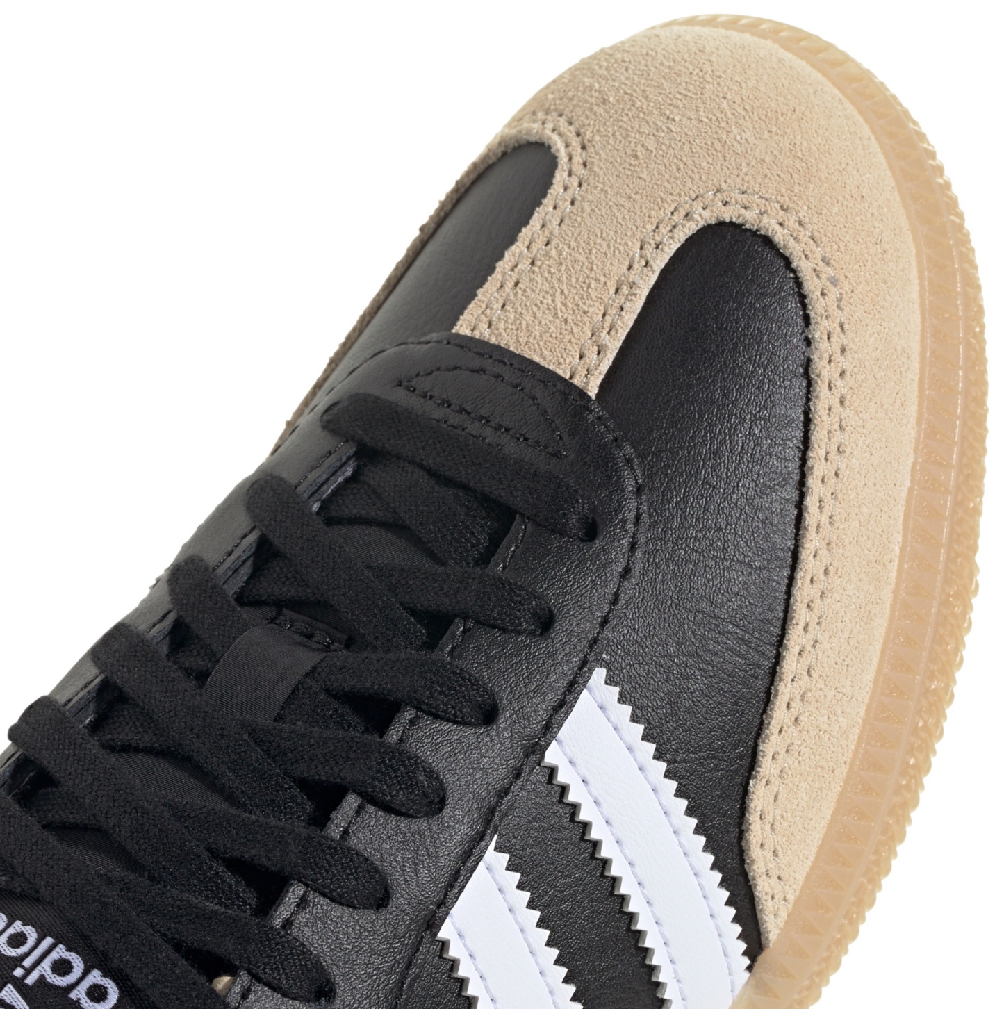 adidas Kids' Grade School Samba OG Shoes - Black/Gum - View 5