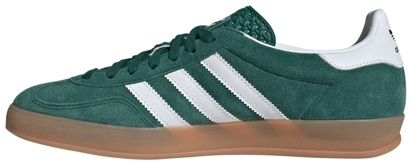 adidas Men's Gazelle Indoor Shoes - Collegiate Green/White/Gum - View 6
