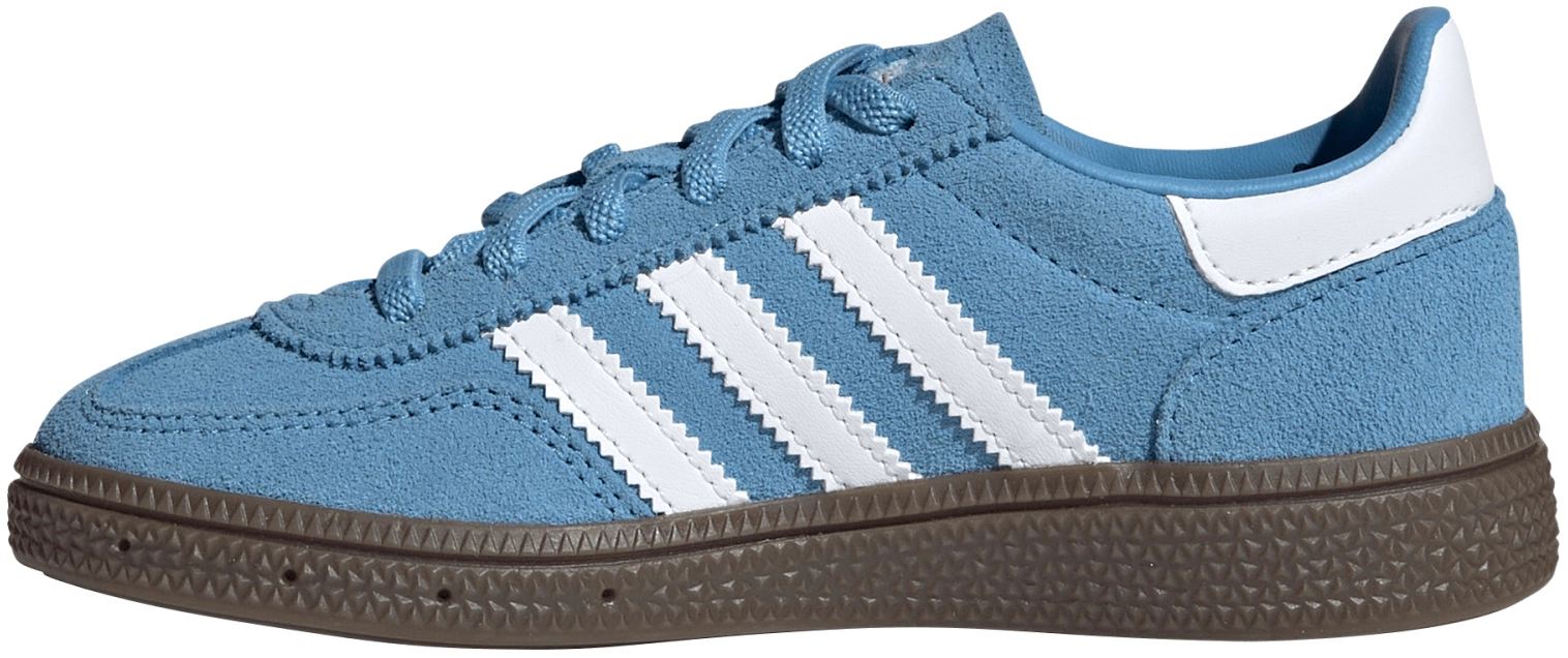 adidas Kids' Preschool Handball Spezial Shoes - Light Blue/White/Gum - View 4