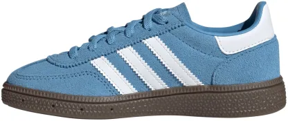 adidas Kids' Preschool Handball Spezial Shoes - Light Blue/White/Gum - View 4
