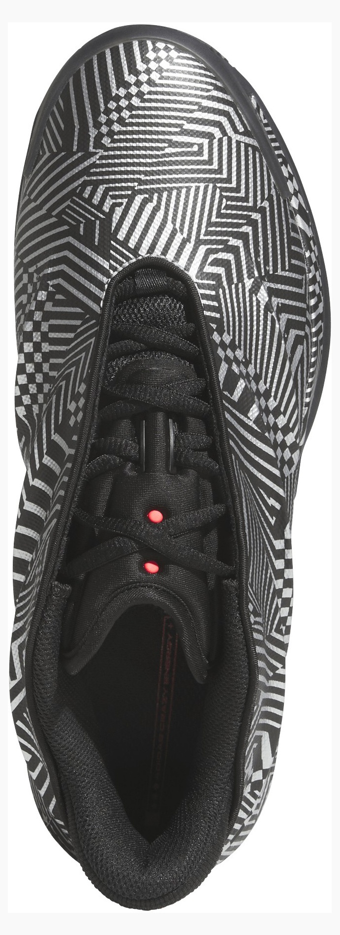 adidas Crazy Energy+ Basketball Shoes - Black/White/Red - View 2