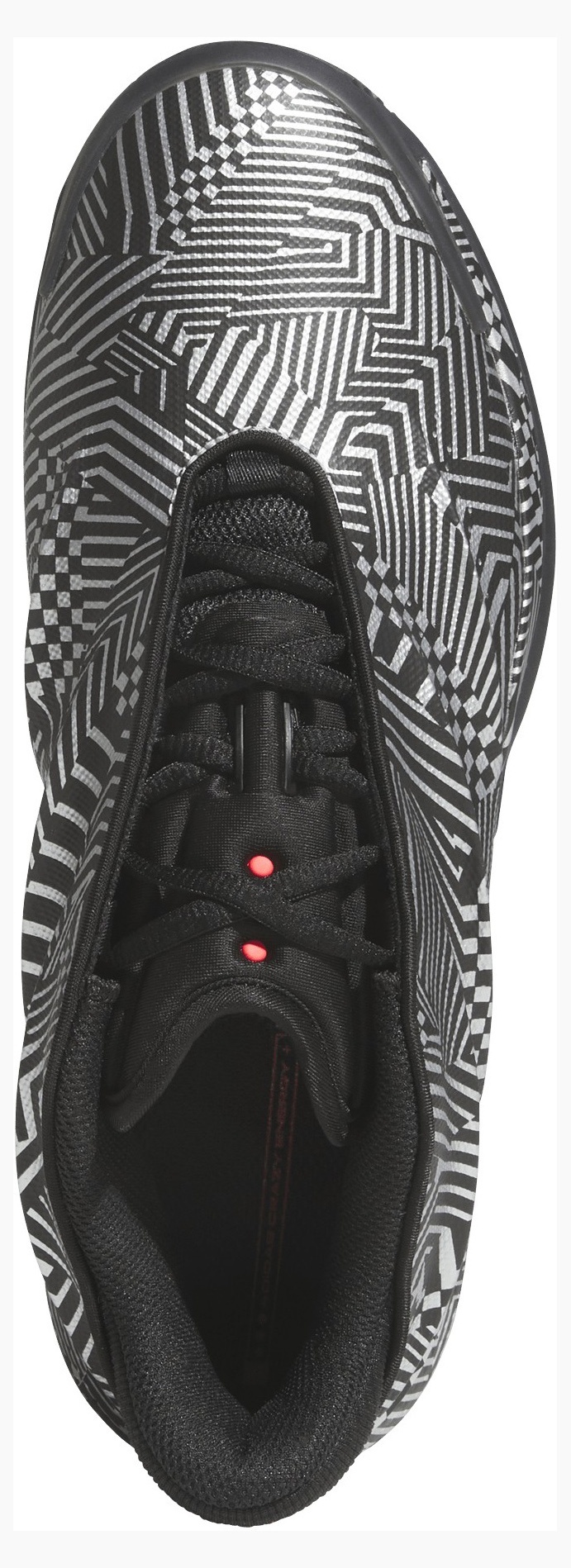 adidas Crazy Energy+ Basketball Shoes - Black/White/Red - View 2