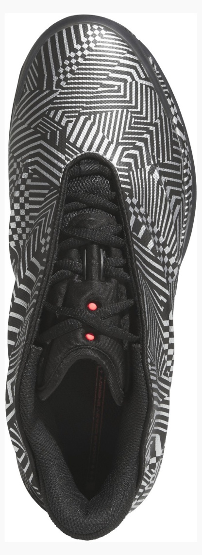 adidas Crazy Energy+ Basketball Shoes - Black/White/Red - View 2