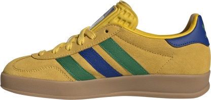adidas Kids' Grade School FIFA World Cup Gazelle Indoor Shoes - Yellow/Collegiate Royal/Green - View 4