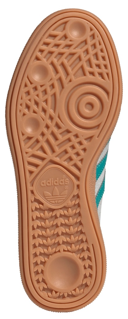 adidas Kids' Grade School Handball Spezial Shoes - Grey/Teal - View 3