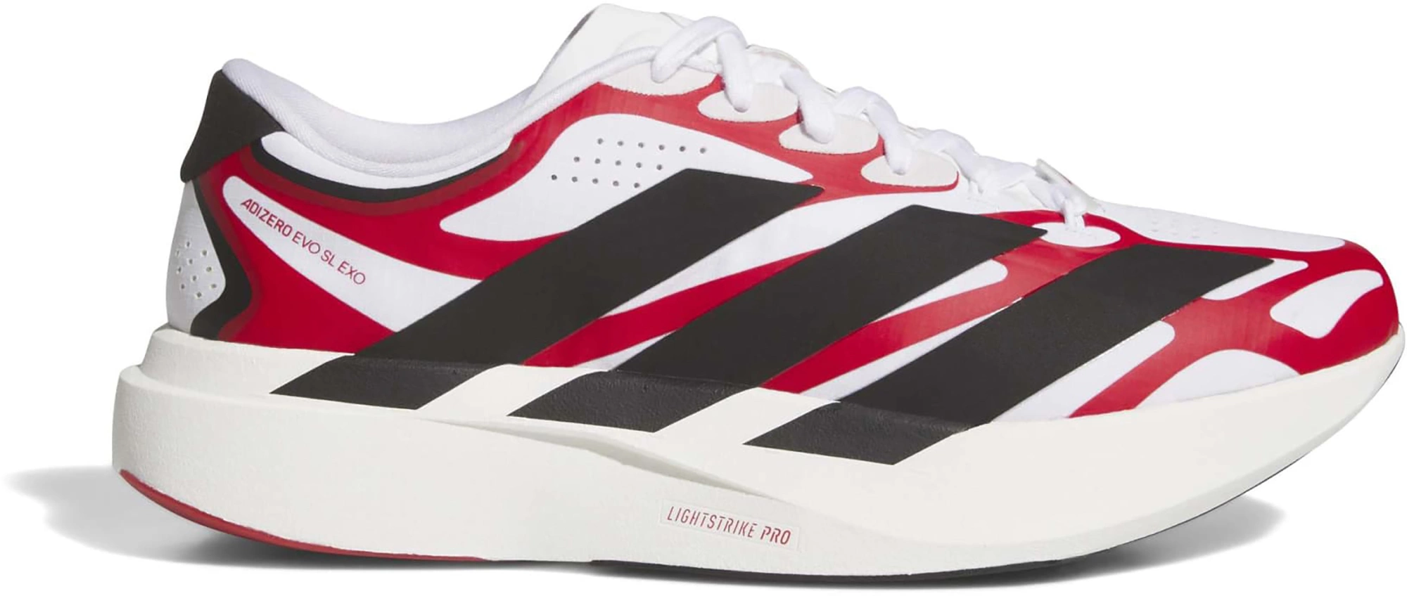 adidas Men's Adizero EVO SL EXO Texas Tech Running Shoes - Ftwr White/Core Black/Team Power Red - View 1