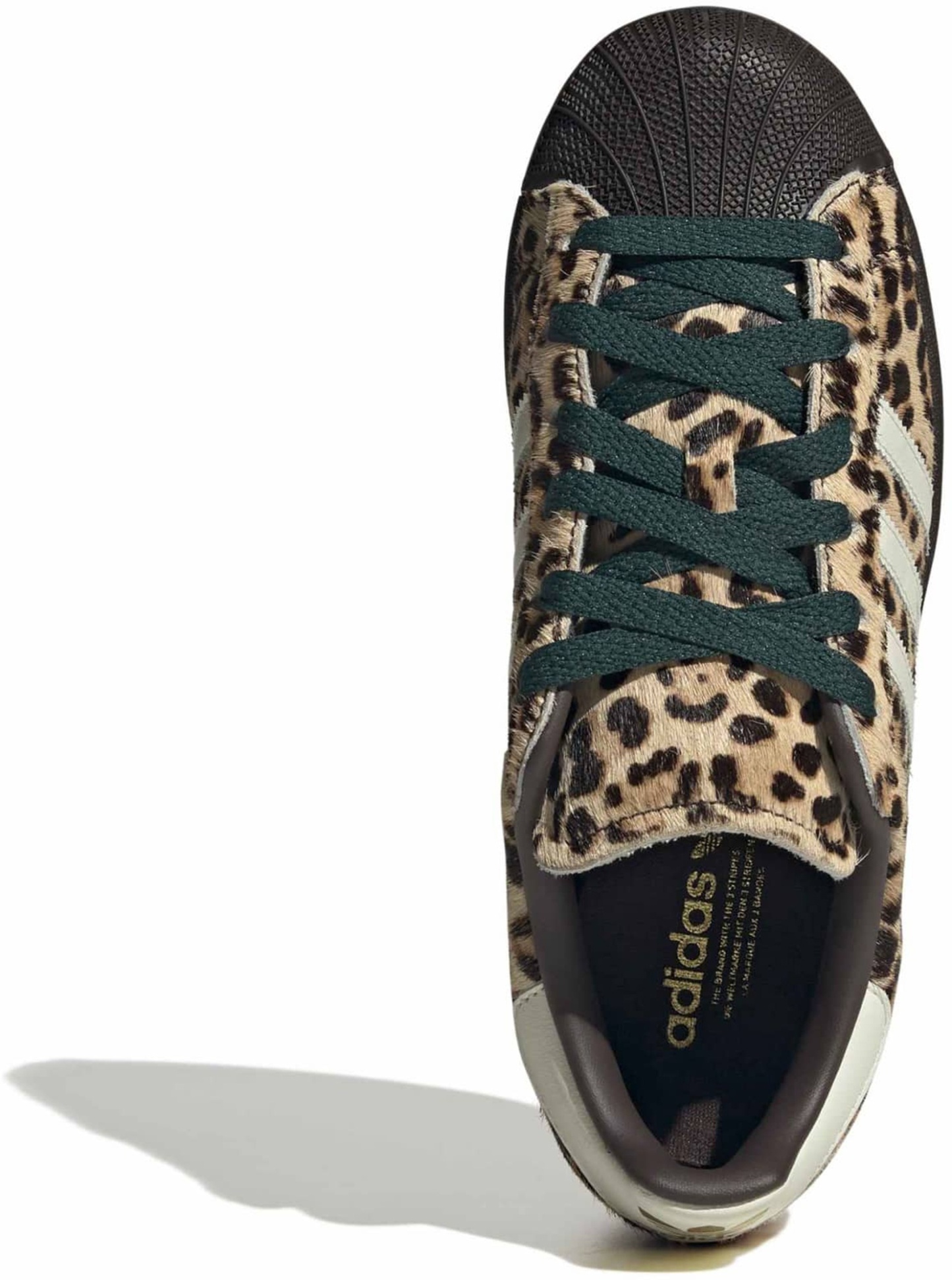 adidas Women's Superstar II Shoes - Cheetah/Dark Brown - View 2