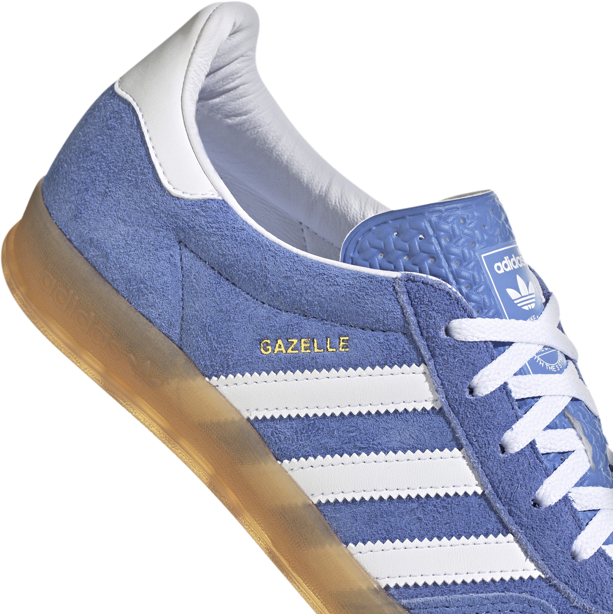 adidas Women's Gazelle Indoor Shoes - Blue Fusion - View 2