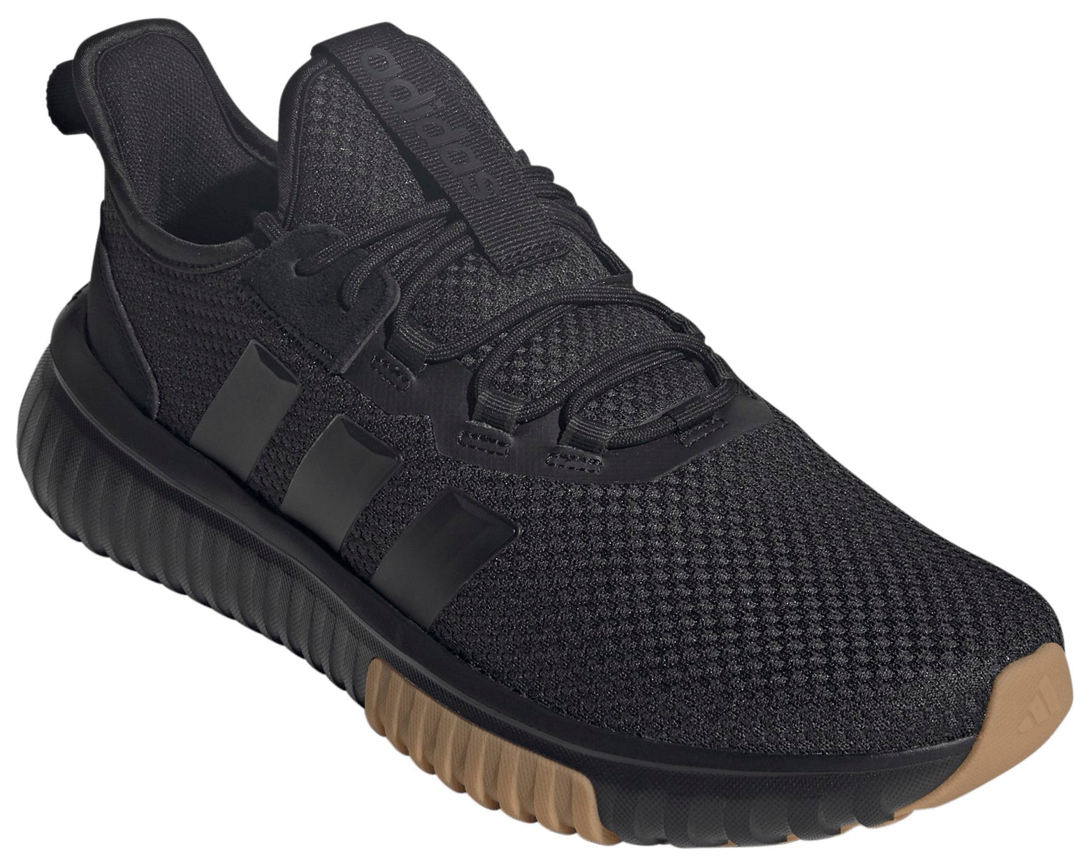 adidas Men's Kaptir 4.0 Shoes - Black/Core Black/Gum - View 5