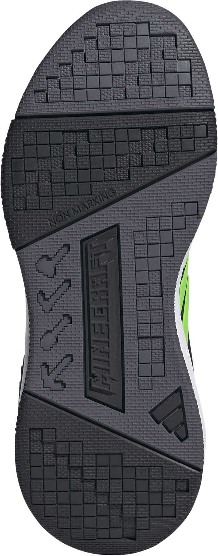 adidas Kids' Grade School Minecraft Pro Shoes - Black/White - View 3
