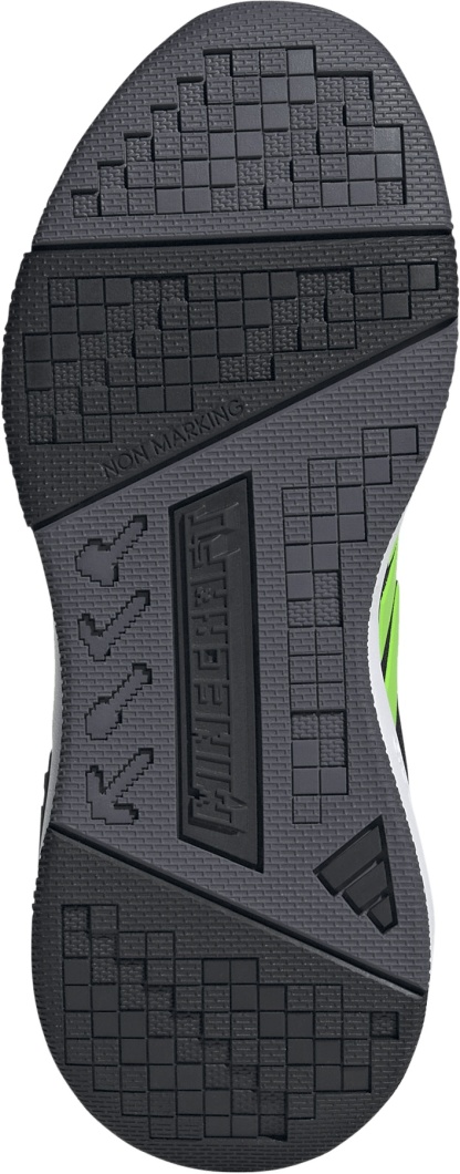 adidas Kids' Grade School Minecraft Pro Shoes - Black/White - View 3