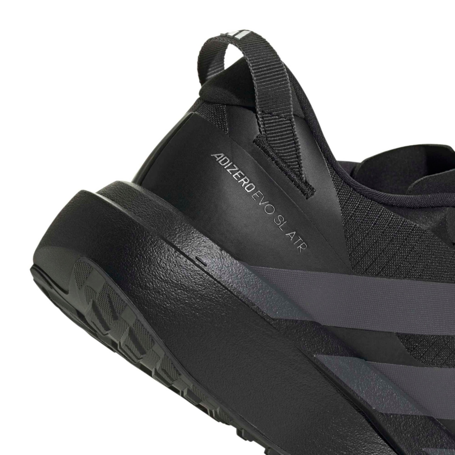 adidas Men's Adizero EVO SL ATR Running Shoes - Core Black/Grey Five/Silver Met. - View 7