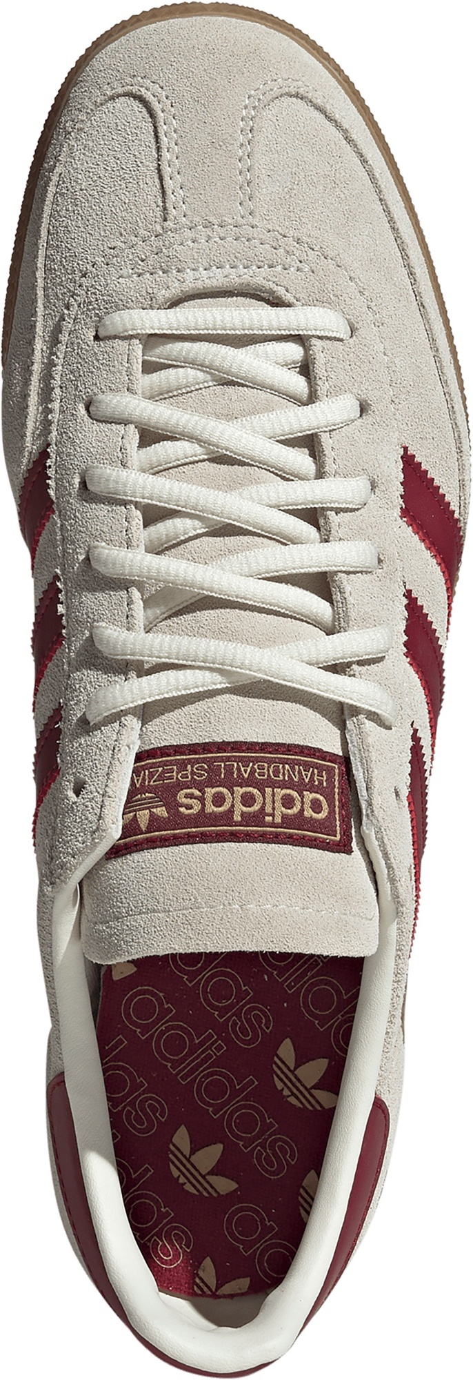 adidas Handball Spezial Spain Shoes - White/Maroon - View 2