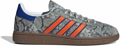 adidas Men's Handball Spezial Shoes - Grey Two/Orange/Collegiate Royal - View 1