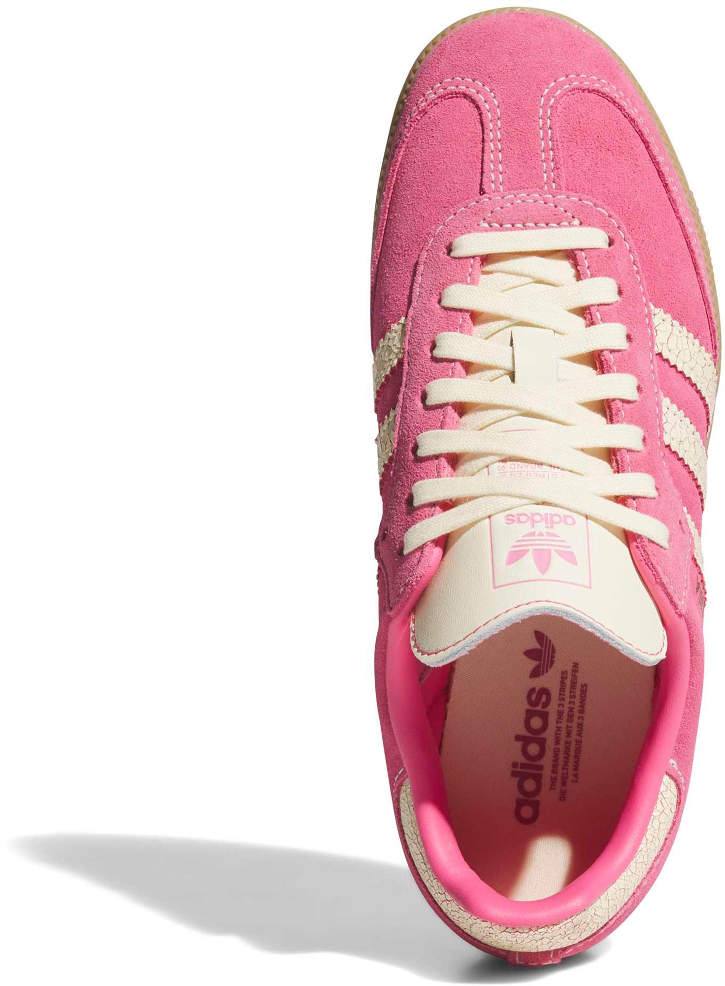 adidas Kids' Grade School Samba OG Shoes - Pink Fusion/Warm Vanilla/Gum - View 2