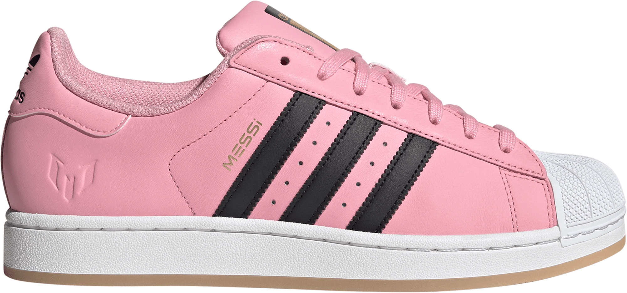 adidas Superstar Messi Shoes - Pink/Black - View 1