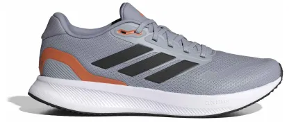 adidas Men's Runfalcon 5 Running Shoes - Halo Silver/Core Black/Dusky Orange - View 1
