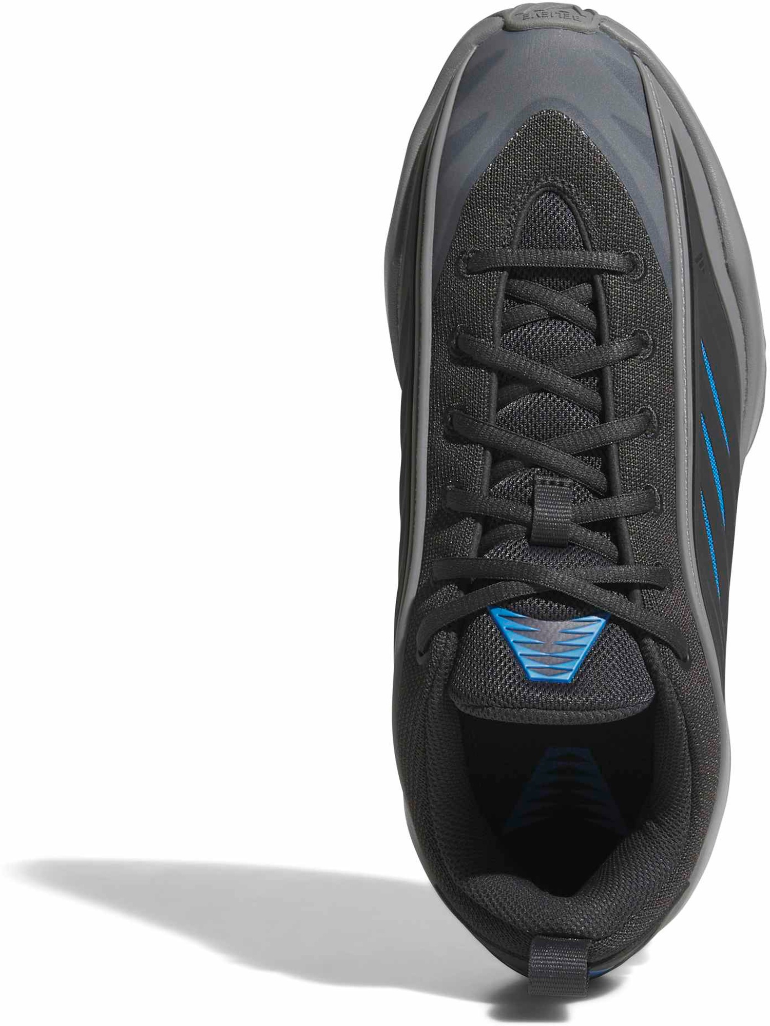 adidas Believe That. 1 Basketball Shoes - Carbon/Grey Three/Lucid Ray Blue - View 2