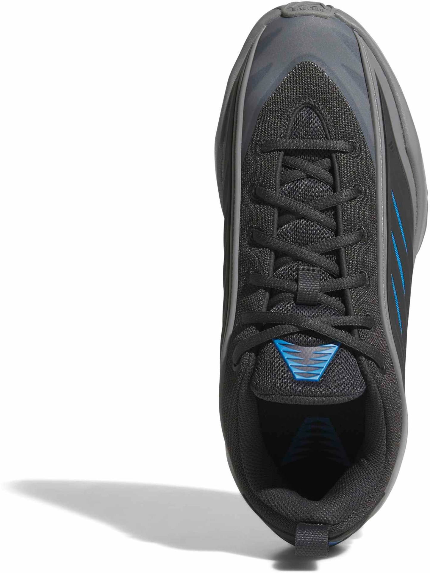adidas Believe That. 1 Basketball Shoes - Carbon/Grey Three/Lucid Ray Blue - View 2