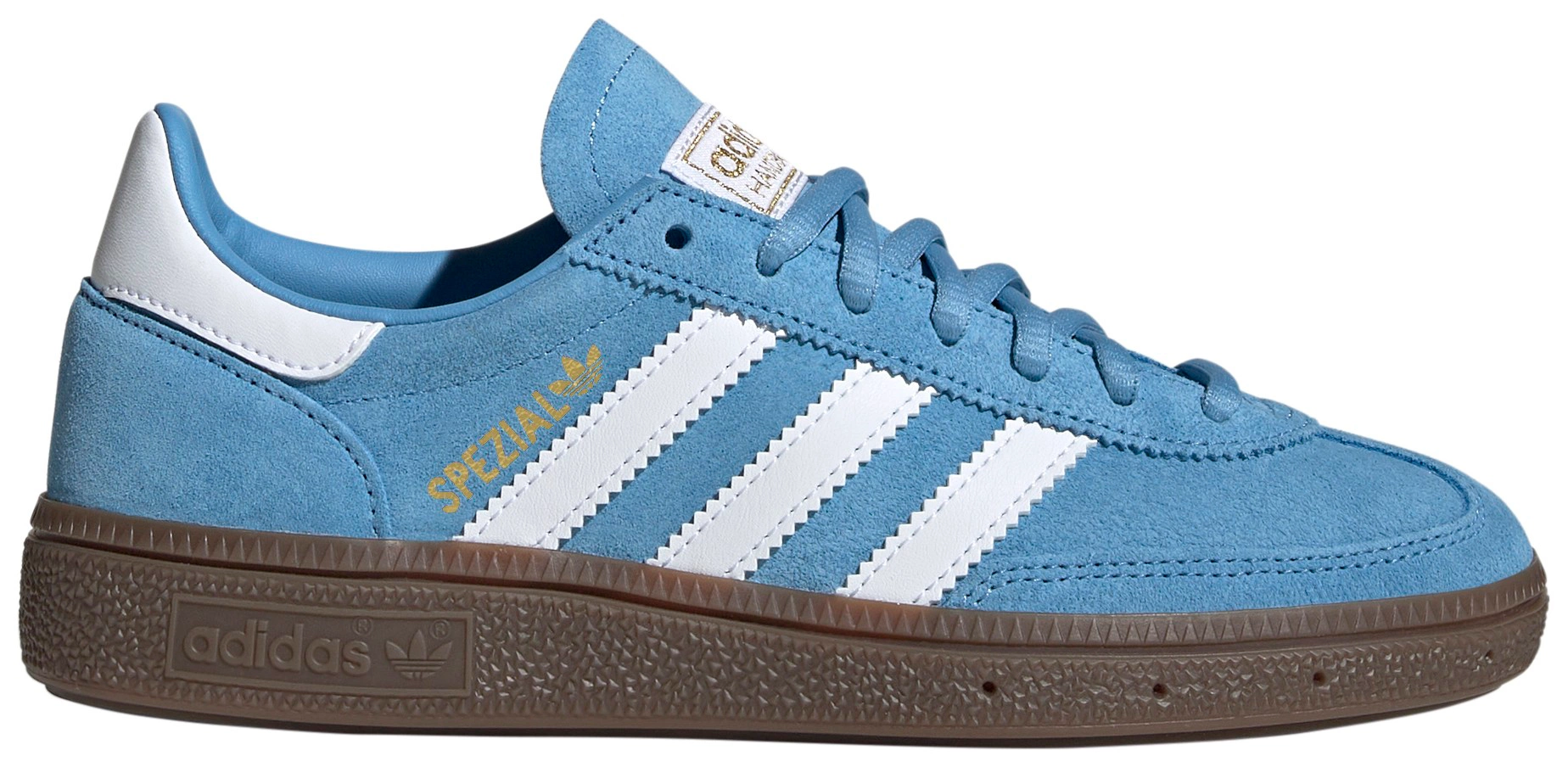 adidas Kids' Grade School Handball Spezial Shoes - White/Blue - View 1