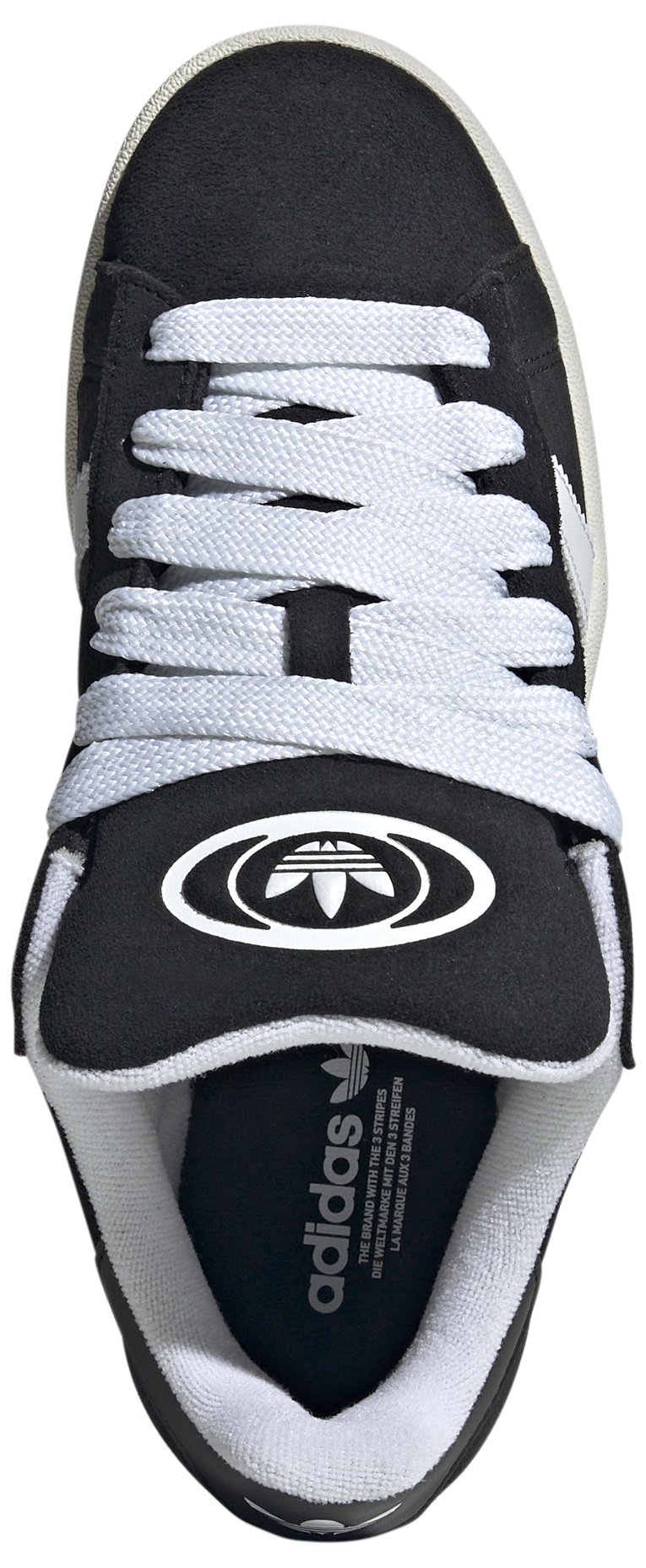 adidas Women's Campus 00s Shoes - Black/White - View 4