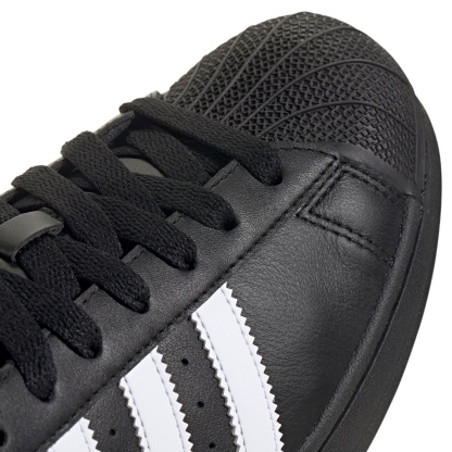 adidas Men's Superstar II Shoes - Black/White/Black - View 10