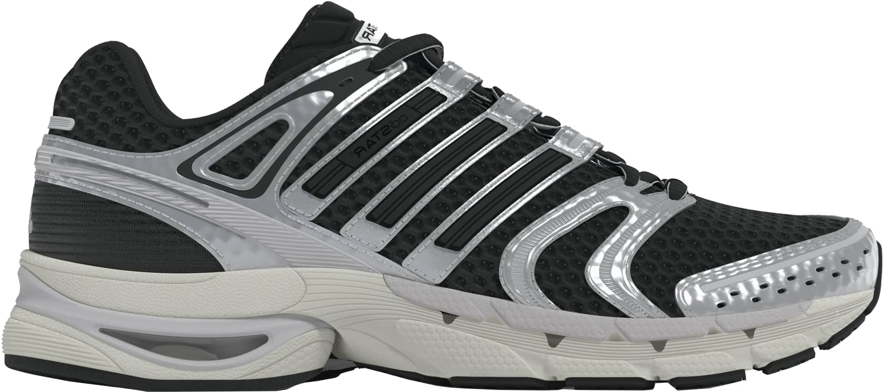 adidas Men's Adistar Control 5 Shoes - Core Black/Silver Met/Grey One - View 1