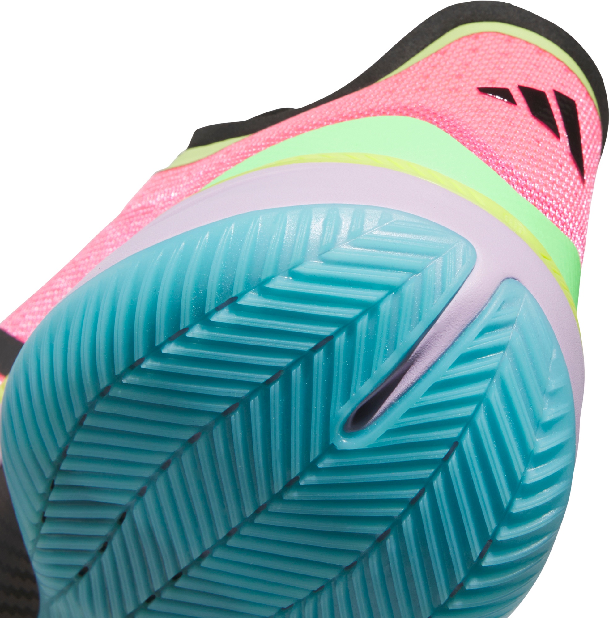 adidas Adizero Select 3.0 Basketball Shoes - Black/Multi Color - View 8