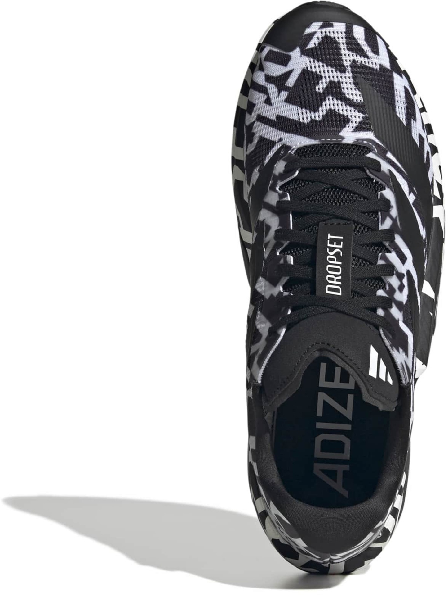 adidas Men's Adizero Dropset Pro Training Shoes - White/Black - View 2