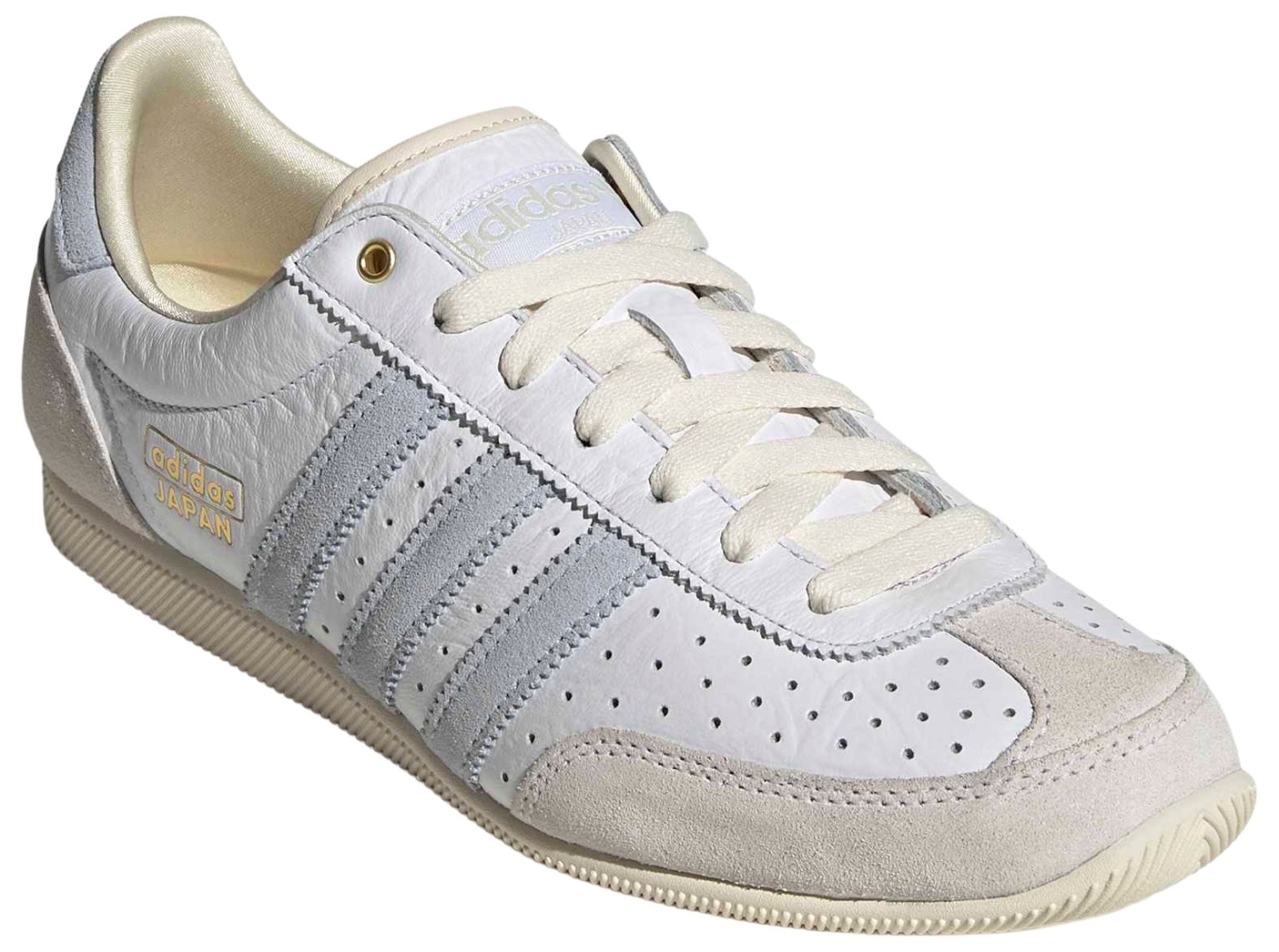 adidas Women's Japan Shoes - Ftwr White/Crystal Sky/Gold Met - View 6