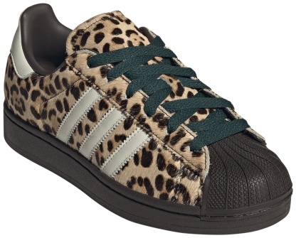 adidas Women's Superstar II Shoes - Cheetah/Dark Brown - View 5