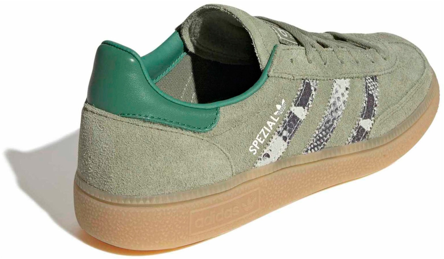 adidas Women's Handball Spezial Shoes - Tent Green/Snake Stripes - View 5
