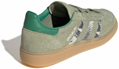 adidas Women's Handball Spezial Shoes - Tent Green/Snake Stripes - View 5