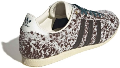 adidas Women's Japan Shoes - Wht/Dk Brown Pony Hair - View 5